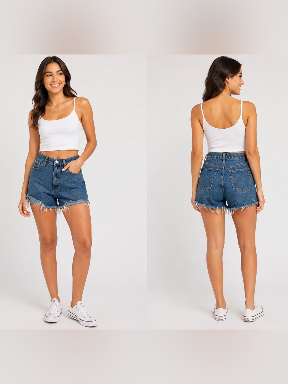 Wild Fable Mom Shorts Size 14 High Rise Distressed Raw Hem Denim y2k Festival